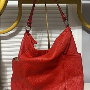 Red Leather Women's Bag